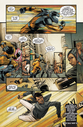 Illustration for article titled Exclusive Valiant preview: Ales Kot crafts a superhero thriller in Dead Drop #1